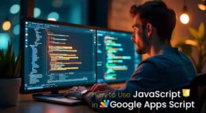 Use of JavaScript in Google Apps Script